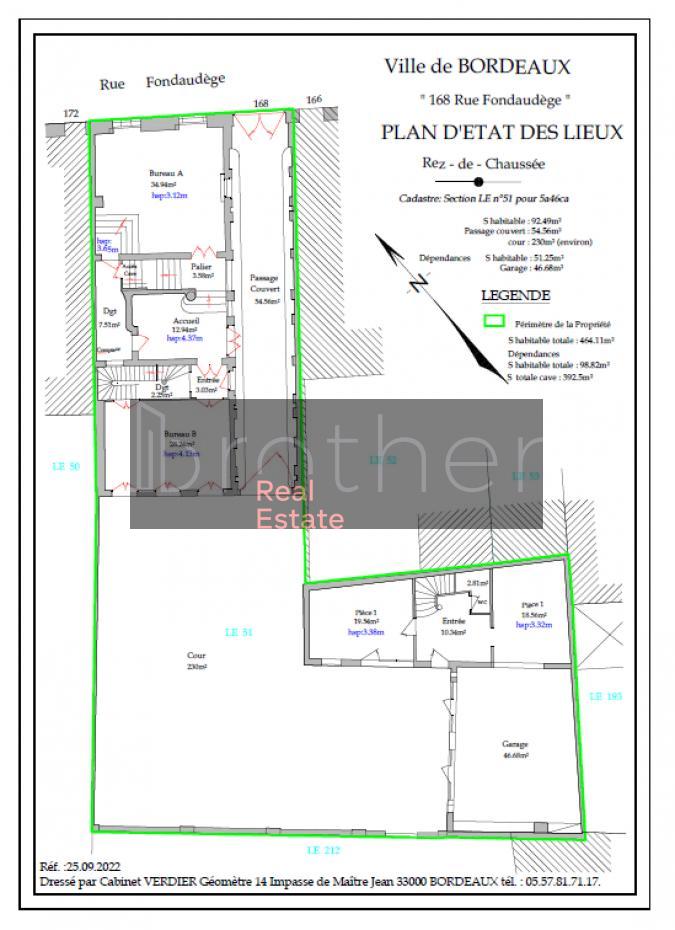 Vente de bureau Bordeaux 700 m²
