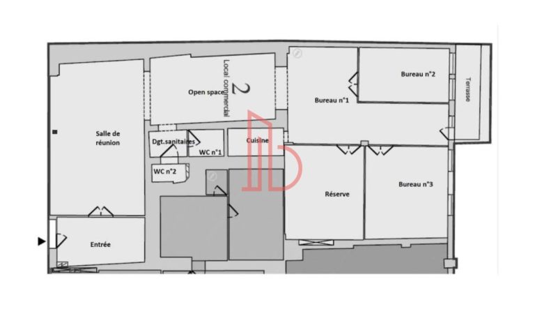 Vente de local commercial Floirac 200 m²